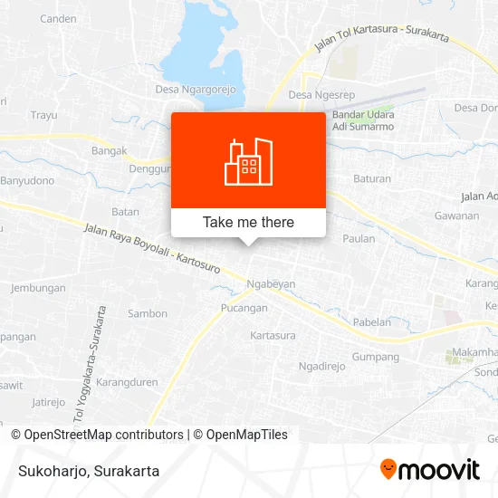 Sukoharjo map