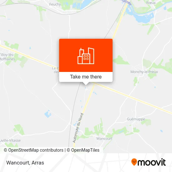 Wancourt map