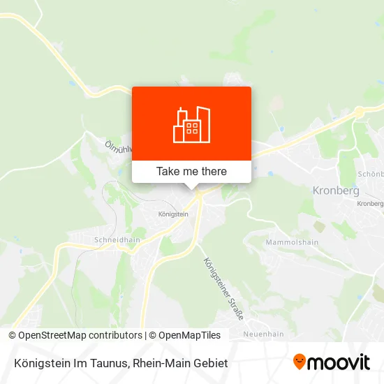 Карта Königstein Im Taunus