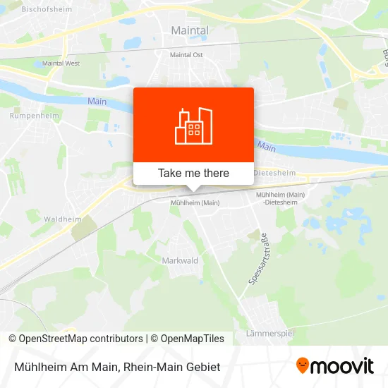 Mühlheim Am Main map