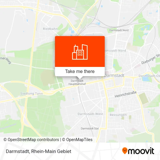 Карта Darmstadt