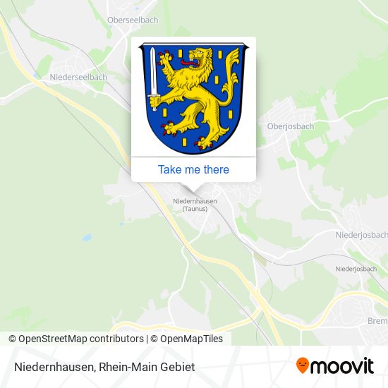 Niedernhausen map