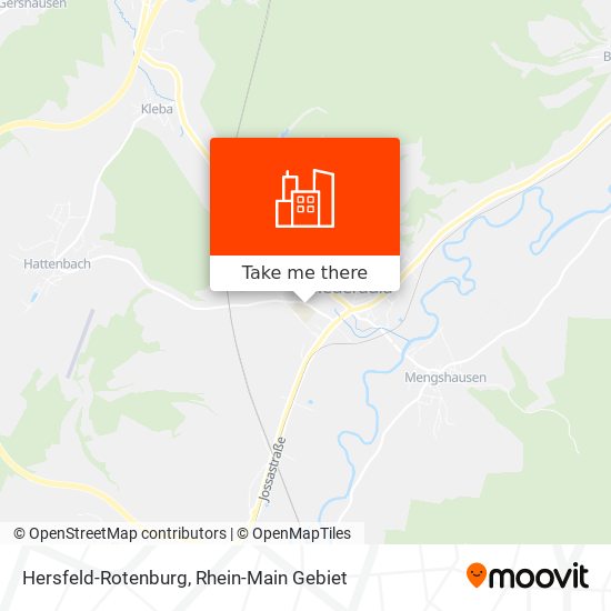 Hersfeld-Rotenburg map