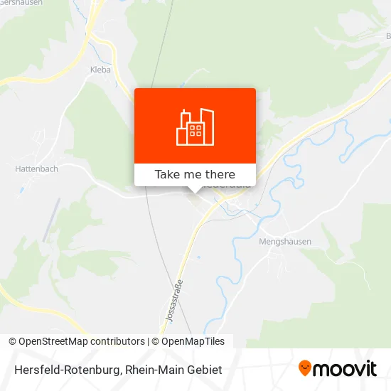Карта Hersfeld-Rotenburg