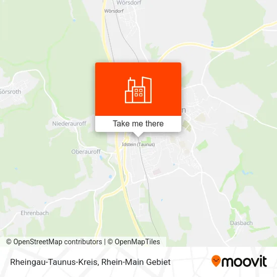 Карта Rheingau-Taunus-Kreis