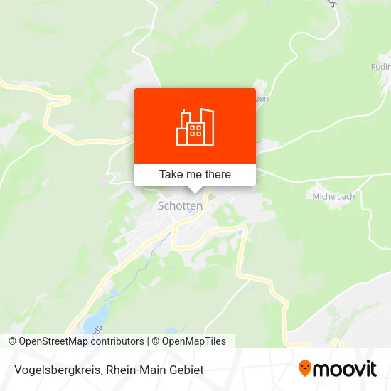 Карта Vogelsbergkreis