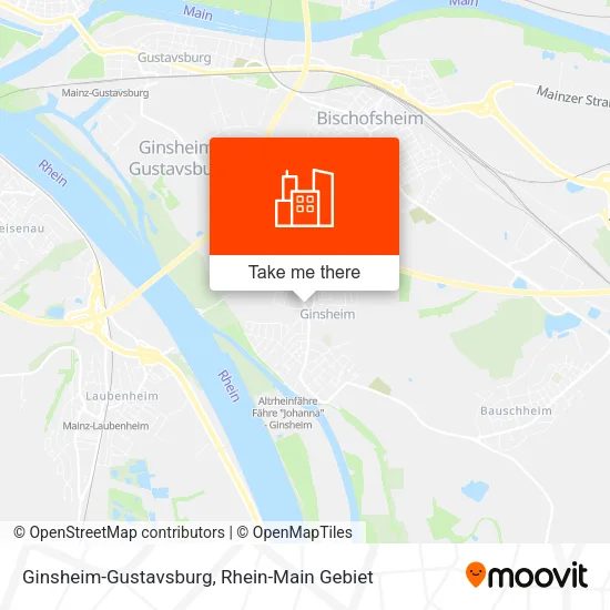 Карта Ginsheim-Gustavsburg