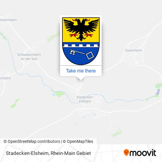 Stadecken-Elsheim map