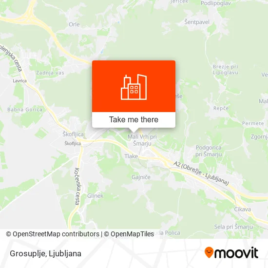 Grosuplje map