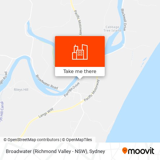 Broadwater (Richmond Valley - NSW) map