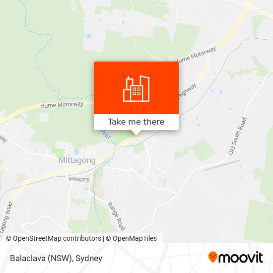 Balaclava (NSW) map