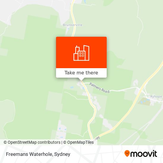 Freemans Waterhole map