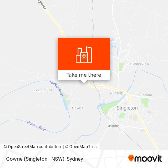 Gowrie (Singleton - NSW) map