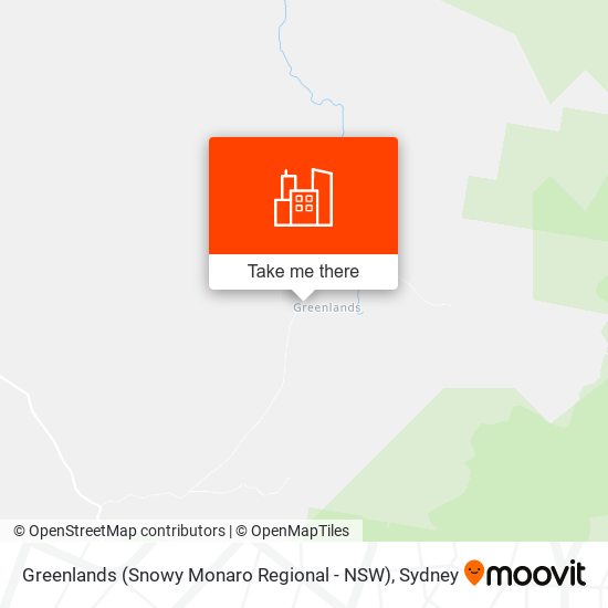 Greenlands (Snowy Monaro Regional - NSW) map