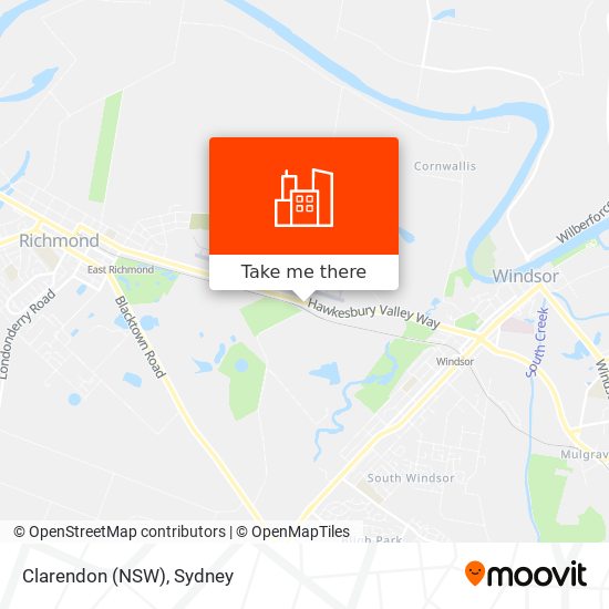 Clarendon (NSW) map