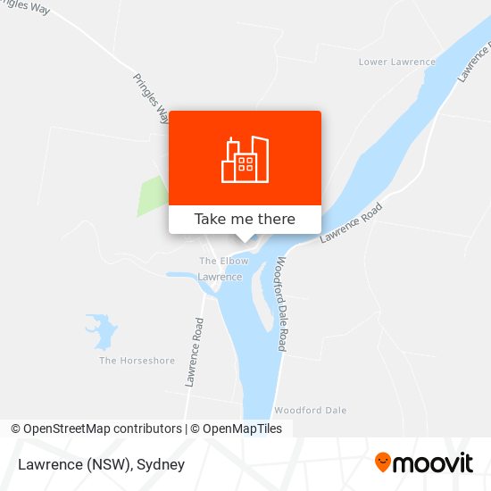 Lawrence (NSW) map