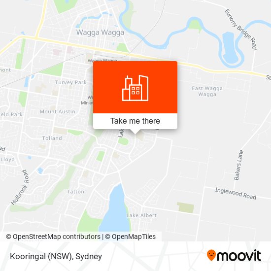 Kooringal (NSW) map