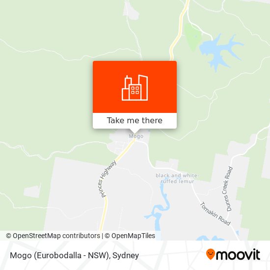Mogo (Eurobodalla - NSW) map
