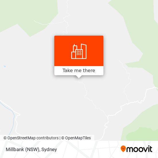 Millbank (NSW) map