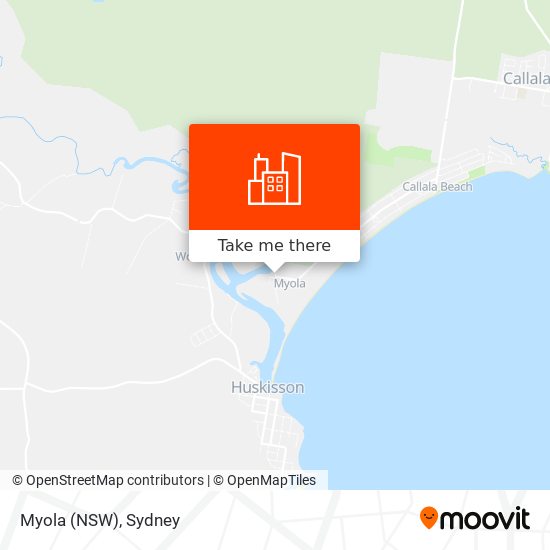 Myola (NSW) map