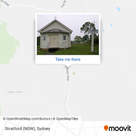 Stratford (NSW) map