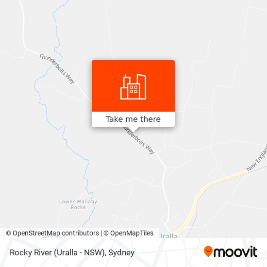 Rocky River (Uralla - NSW) map