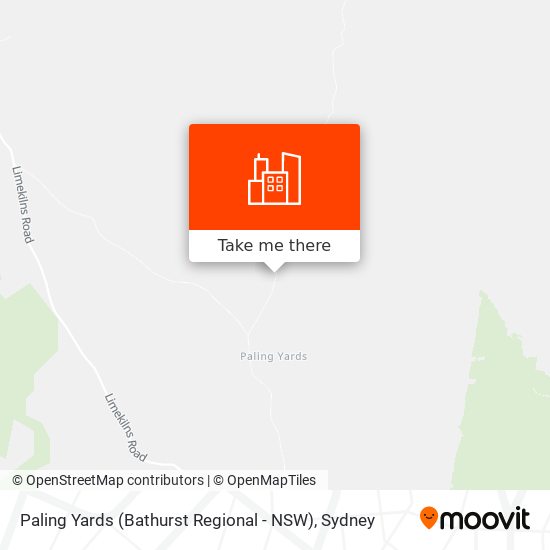 Paling Yards (Bathurst Regional - NSW) map