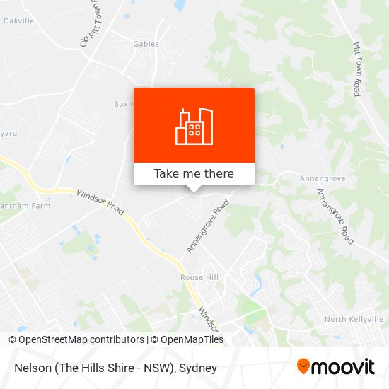 Nelson (The Hills Shire - NSW) map