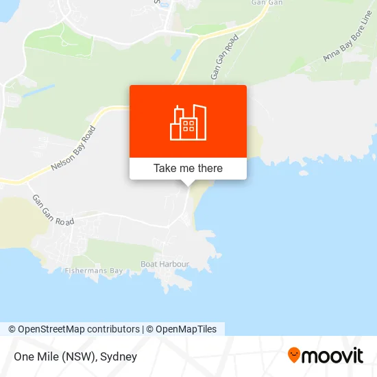 One Mile (NSW) map
