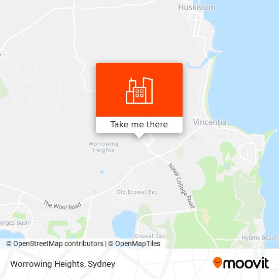 Worrowing Heights map