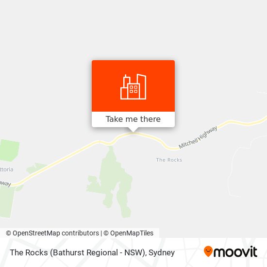 The Rocks (Bathurst Regional - NSW) map