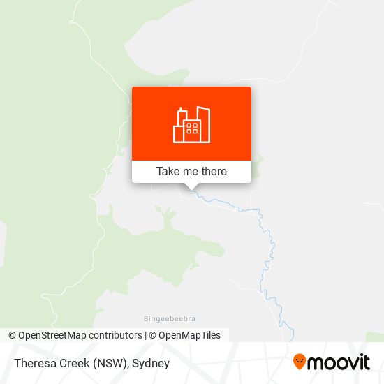 Theresa Creek (NSW) map