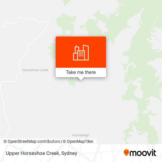 Upper Horseshoe Creek map