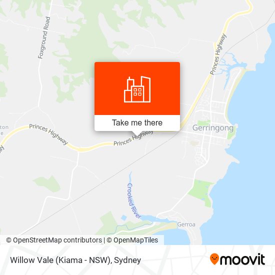 Willow Vale (Kiama - NSW) map