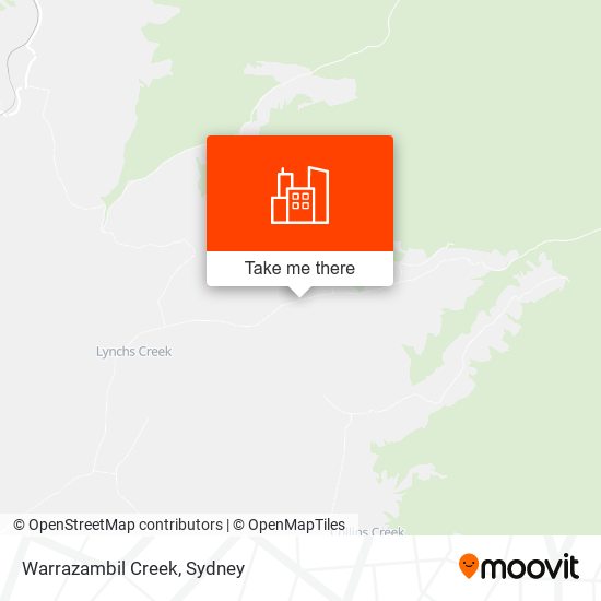 Warrazambil Creek map
