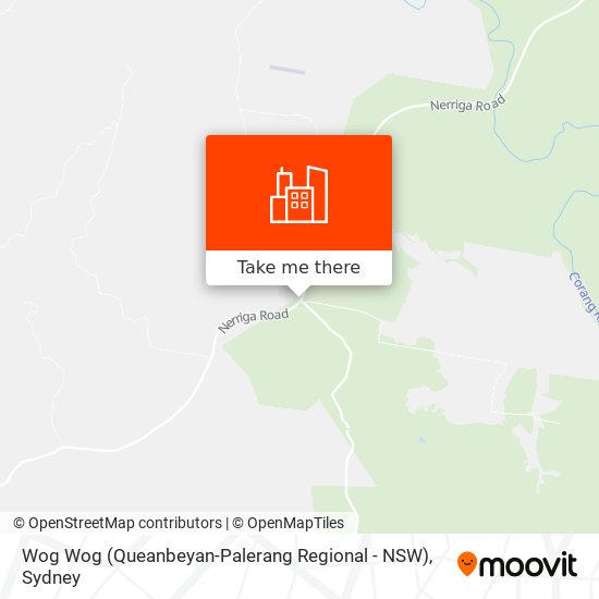 Wog Wog (Queanbeyan-Palerang Regional - NSW) map