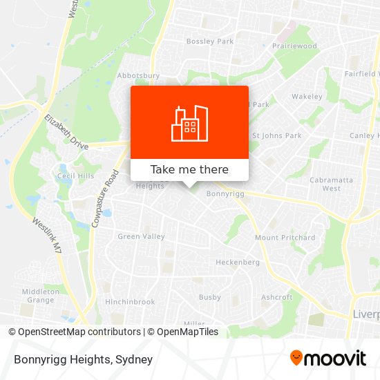 Bonnyrigg Heights map