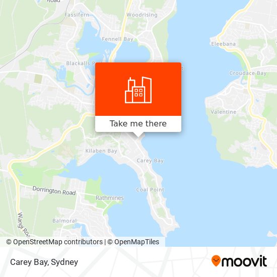 Carey Bay map