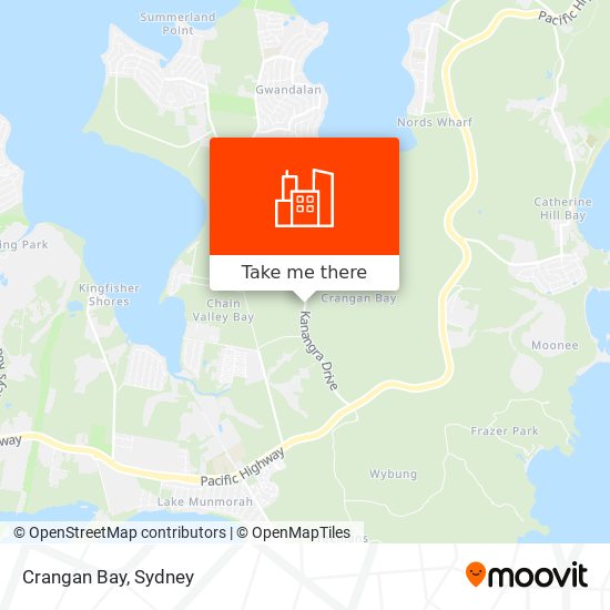 Crangan Bay map