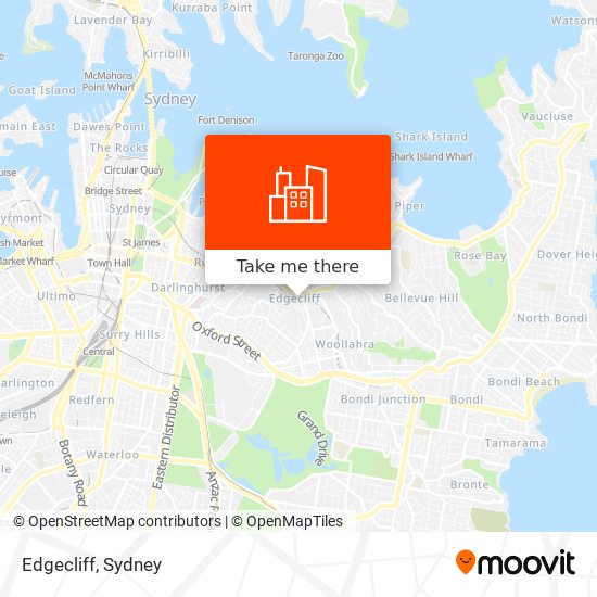 Edgecliff map