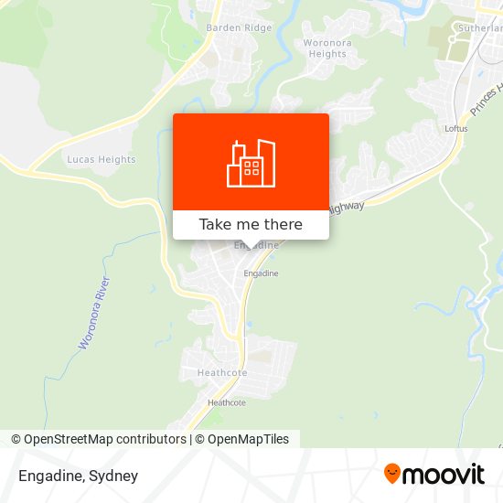 Engadine map