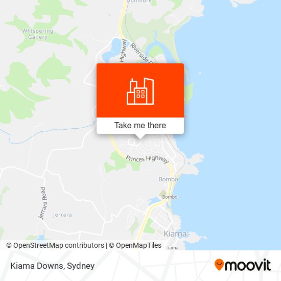 Kiama Downs map