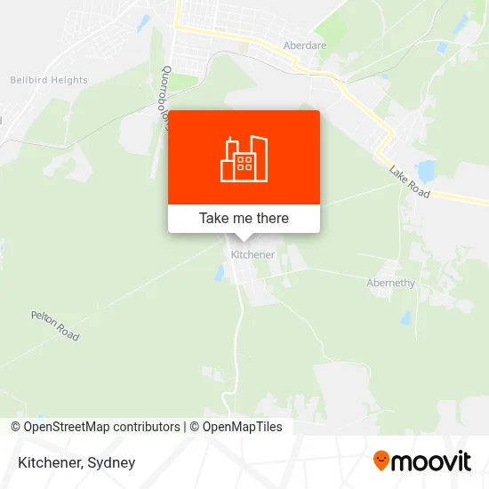 Mapa Kitchener