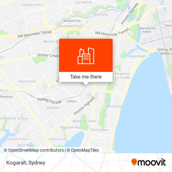 Kogarah map