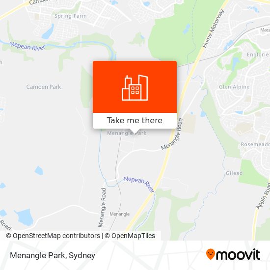 Menangle Park map