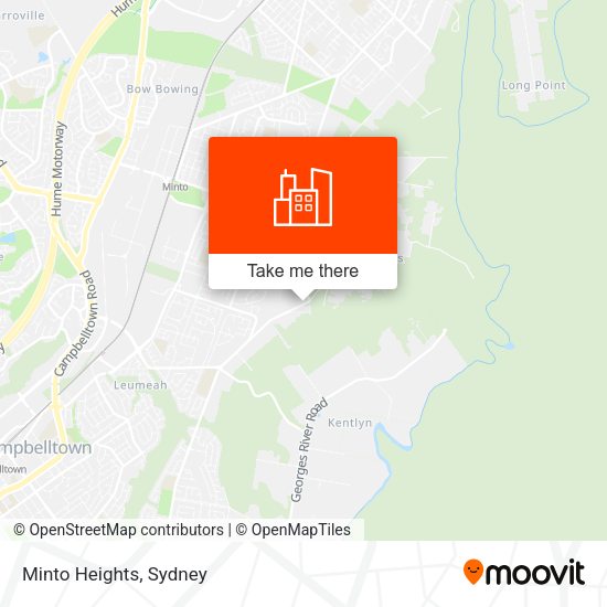 Minto Heights map