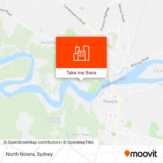 North Nowra map