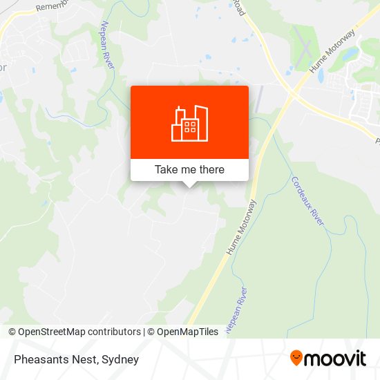 Pheasants Nest map