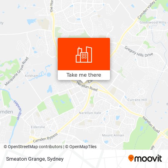 Smeaton Grange map