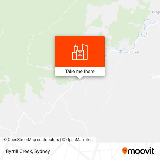 Byrrill Creek map